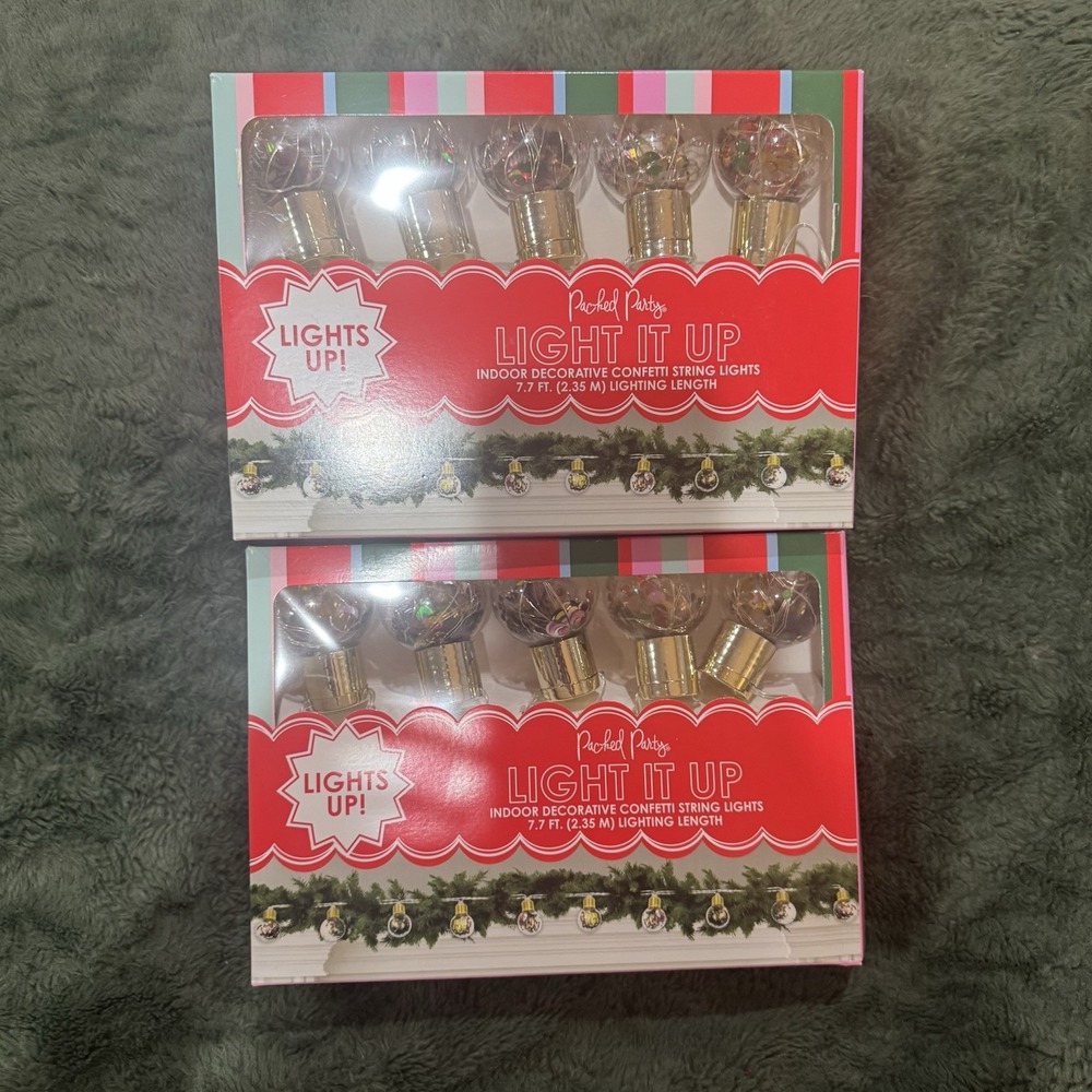 Packed Party Light It Up Indoor Decorative String Lights Confetti Batt 2‎ Sets